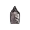 Bolso tipo tote mediano Crush metalizado «Gris» 7429412AATG1314