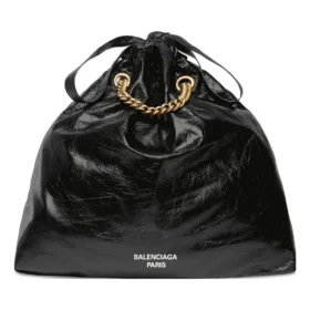 Bolso tipo tote mediano Crush «Negro» 742941210IT1000