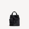 Bolso tipo tote militar para hombre, pequeño, en negro
