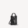 Bolso tipo tote para mujer «Le City» con soporte para celular, en negro Bolso tipo tote para mujer «Le City» con soporte para celular, en negro