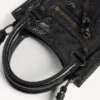 Bolso tipo tote para mujer «Le City» con soporte para celular, en negro Bolso tipo tote para mujer «Le City» con soporte para celular, en negro