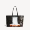 Bolso tote grande para mujer en negro/naranja Bolso tote grande para mujer en negro/naranja
