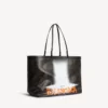 Bolso tote grande para mujer en negro/naranja Bolso tote grande para mujer en negro/naranja