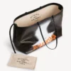 Bolso tote grande para mujer en negro/naranja Bolso tote grande para mujer en negro/naranja
