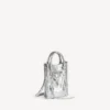 Bolso tote Le City para mujer con soporte para celular en color plateado Bolso tote Le City para mujer con soporte para celular en color plateado