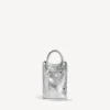 Bolso tote Le City para mujer con soporte para celular en color plateado Bolso tote Le City para mujer con soporte para celular en color plateado
