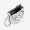 Bolso tote Le City para mujer con soporte para celular en color plateado Bolso tote Le City para mujer con soporte para celular en color plateado