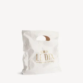 Bolso tote plegable Fragrance en blanco