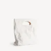 Bolso tote plegable Fragrance en blanco