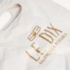Bolso tote plegable Fragrance en blanco