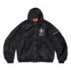 Bomber ligero con capucha Balenciaga x WFP «Negro» 752178TLO251000