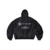 Bomber ligero con capucha Balenciaga x WFP «Negro» 752178TLO251000
