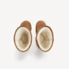 Bota alta de piel de Alaska para mujer en color marrón