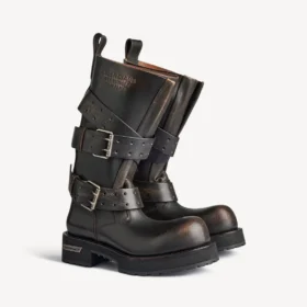 Bota alta Venom para mujer en color marrón