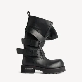 Bota alta Venom para mujer en negro