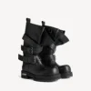 Bota alta Venom para mujer en negro