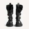 Bota alta Venom para mujer en negro