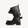 Bota alta Venom para mujer en negro