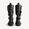 Bota alta Venom para mujer en negro