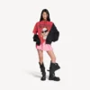 Bota alta Venom para mujer en negro