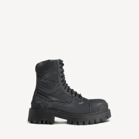 Bota Combat Strike para hombre en negro
