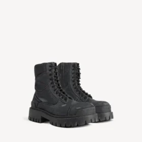 Bota Combat Strike para hombre en negro