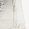 Bota de combate para hombre en blanco