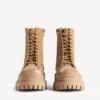 Bota de combate para hombre en color marrón