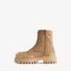 Bota de combate para hombre en color marrón