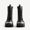Botas con cordones «Bulldozer» para hombre en negro Botas con cordones «Bulldozer» para hombre en negro