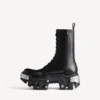 Botas con cordones «Bulldozer» para hombre en negro Botas con cordones «Bulldozer» para hombre en negro