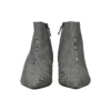 Botas de lana a cuadros con punta afilada «Gris» 579218W1SR01214