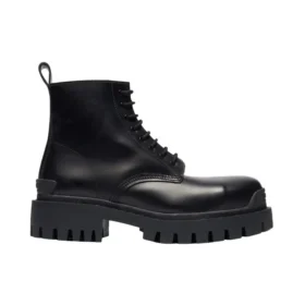 Botas Martin Mid con cordones de piel de vaca pequeña «Negro» 589338WA9601000