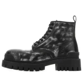 Botas Strike «Cuero negro descolorido» 589338WBEF19010