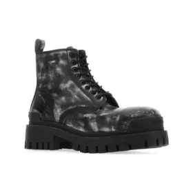 Botas Strike «Cuero negro descolorido» 589338WBEF19010
