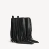 Botines Avenue con flecos para mujer en negro Botines Avenue con flecos para mujer en negro