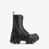 Botines con cordones Bulldozer para hombre en negro Botines con cordones Bulldozer para hombre en negro
