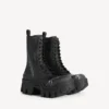 Botines con cordones Bulldozer para hombre en negro Botines con cordones Bulldozer para hombre en negro