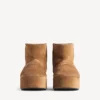 Botines de plataforma Alaska para mujer en marrón/blanco Botines de plataforma Alaska para mujer en marrón/blanco