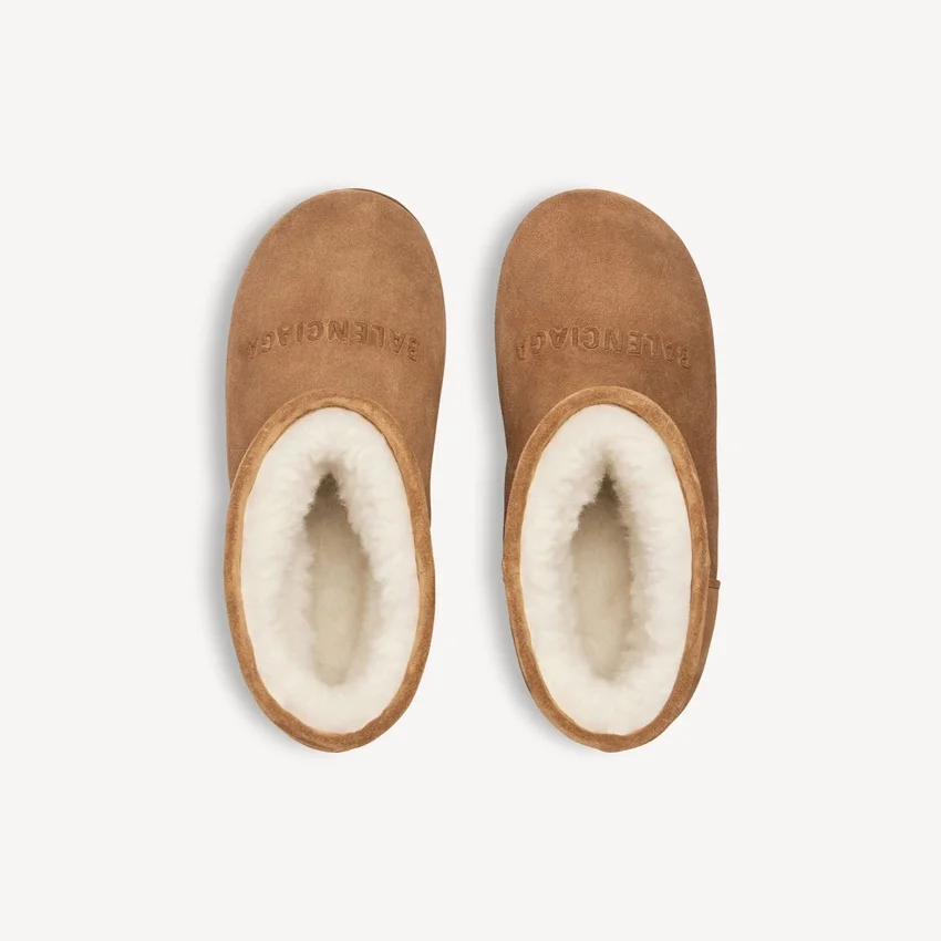 Botines de plataforma Alaska para mujer en marrón/blanco Botines de plataforma Alaska para mujer en marrón/blanco