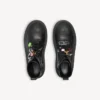 Botines de plataforma «Strike» para mujer con dijes en negro/multicolor Botines de plataforma «Strike» para mujer con dijes en negro/multicolor