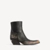 Botines Memphis para mujer en negro/beige