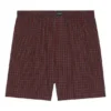 Boxer con estampado micro tartán «Red» 6584004A8B76464