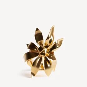 Brazalete Bloom para mujer en oro brillante