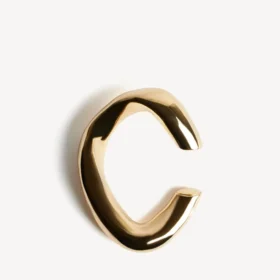 Brazalete Eisa para mujer en oro brillante