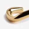 Brazalete Eisa para mujer en oro brillante
