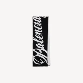 Bufanda «Big B» para hombre en negro/blanco