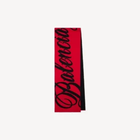 Bufanda «Big B» para hombre en rojo/negro