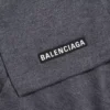 Bufanda con parche para hombre en gris