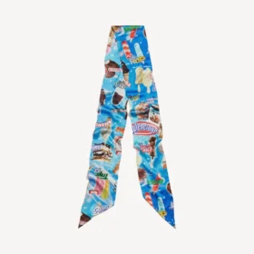 Bufanda Sweet Treat para mujer en azul